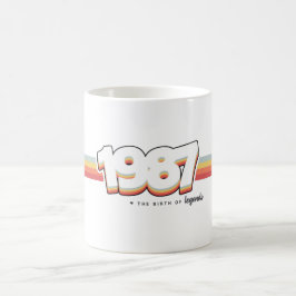 1987 Die Geburt von Legenden Kaffeetasse