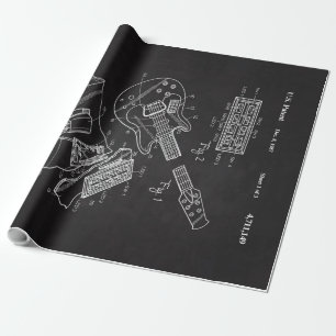 1987 Electric Guitar-Unique Funny Music Lover Gesc Geschenkpapier