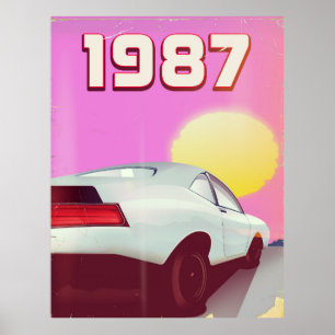 1987 sportscar poster