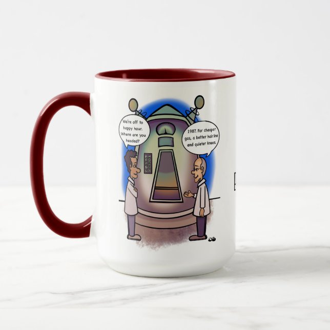 1987: Zurück in der Zeit Tasse (Links)