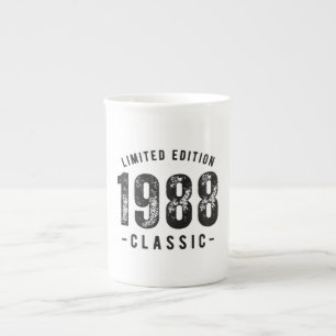 1988 klassisches Geburtsjahr Prozellantasse