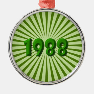 1988 SILBERNES ORNAMENT