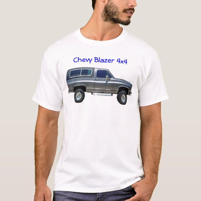 1989 Chevrolet Blazer, Chevy Blazer 4x4 T-Shirt (Vorderseite)
