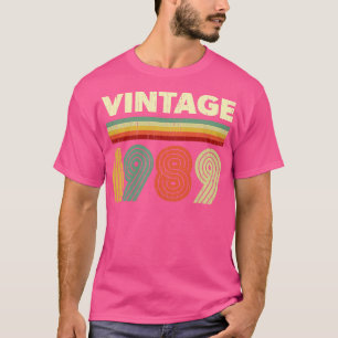 1989 Geburtstag Vintage Retro 32 Jahre alte Design T-Shirt