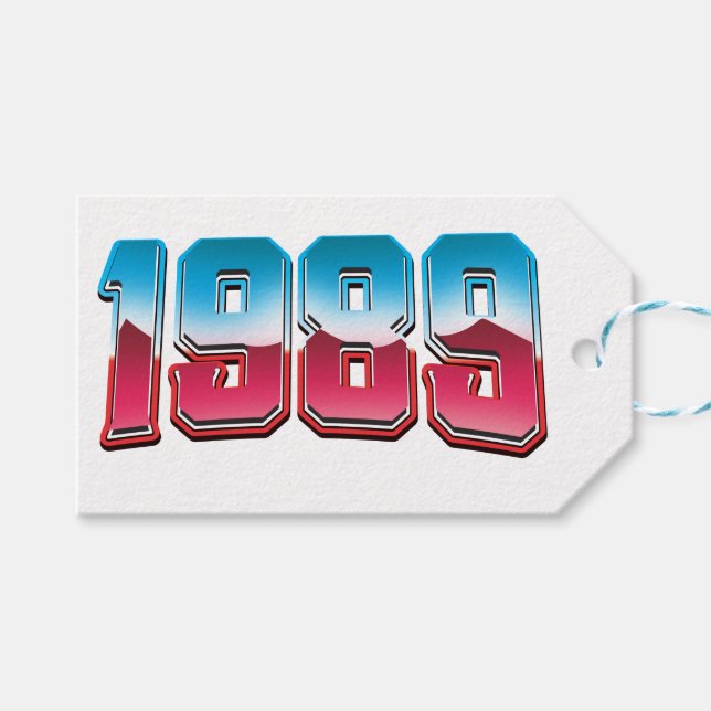 1989 GESCHENKANHÄNGER (Vorderseite (Horizontal))