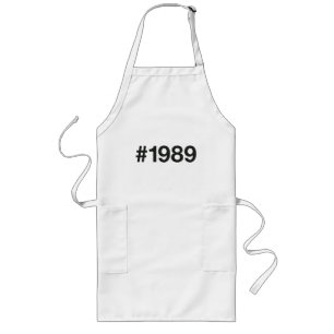 1989 Hashtag 36 Geburtstag Jahrestag Lange Schürze