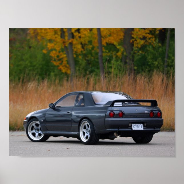 1989 NISSAN SKYLINE R32 GT-R-Poster Poster (Vorne)