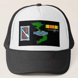 198th Helle Brigaden-Vietnam-Veteranen-Ball-Kappen Truckerkappe