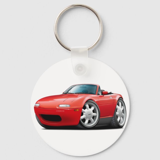 1990-98 Miata Red Car Schlüsselanhänger (Vorderseite)