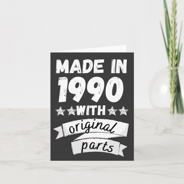 1990 mit Originalteilen hergestellt, (Vorderseite)