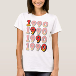 1990 Retro-Design T-Shirt
