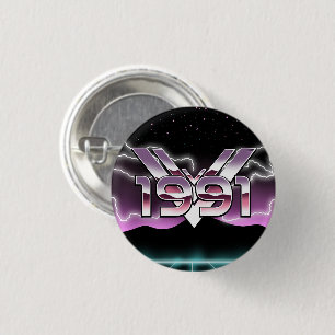 1991 Tech noir Button