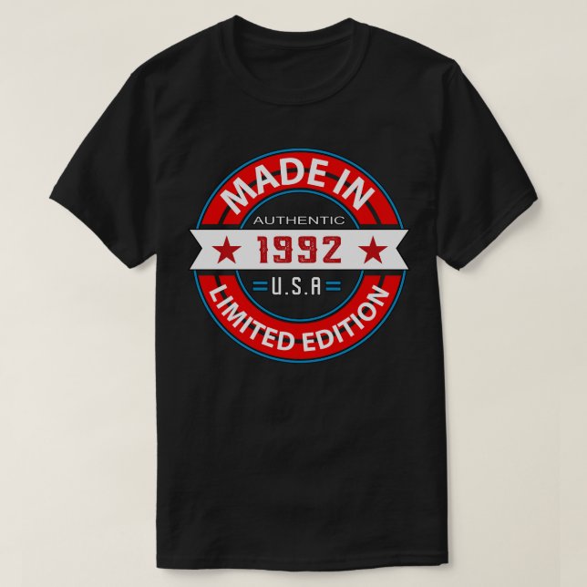 1992 31 Jahr T-Shirt (Design vorne)
