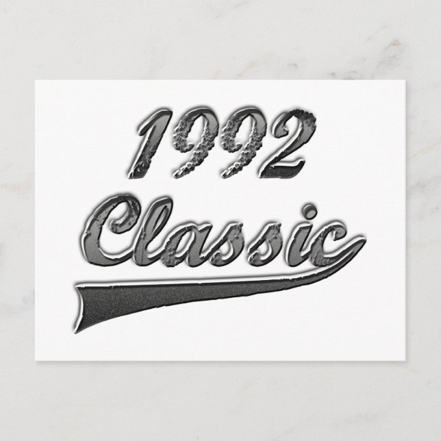 1992 Classic Postkarte (Vorderseite)