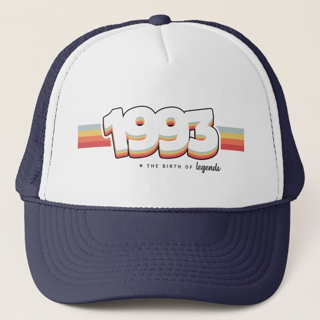1993 Die Geburt von Legenden Truckerkappe (Vorderseite)