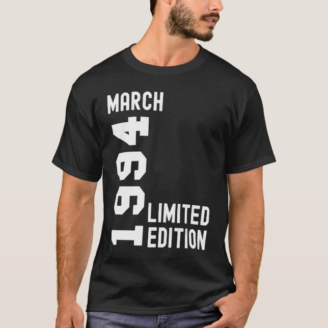 1994 März Happy Birthday Party T-Shirt (Vorderseite)