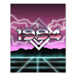 1994 Tech noir Fotodruck