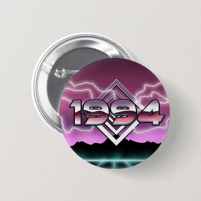 1994 Tech noir Magnet Button (Vorne & Hinten)