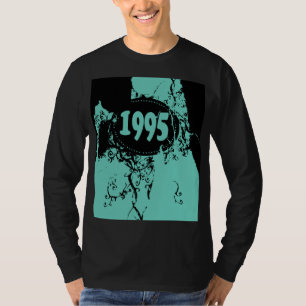 1995 - Noir, bleu Vintage rétro - T-Shirt