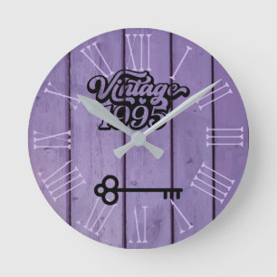 1995 Vintage Runde Wanduhr