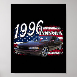 1996 96 Impala Lowrider Ss 4. Juli Amerikaner Poster