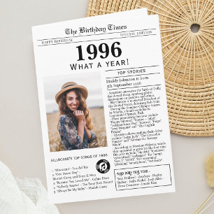 1996 Zeitungskarte Karte