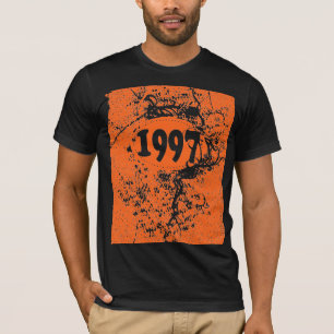 1997 - Orange, Noir Vintage rétro - T-Shirt