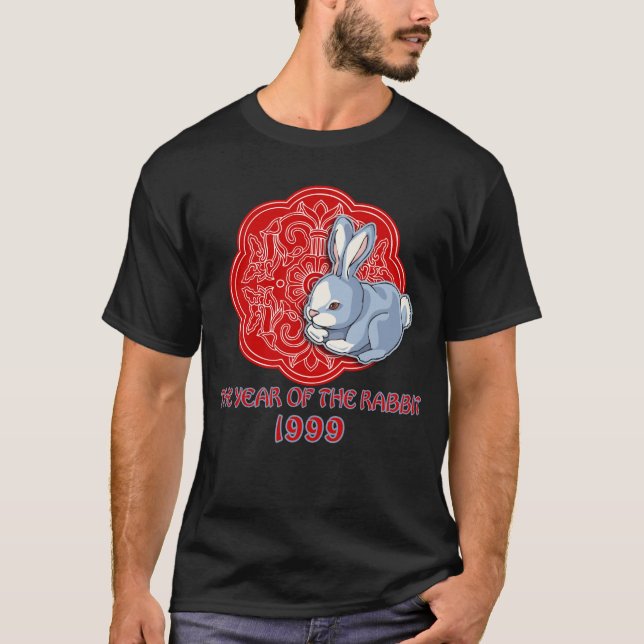 1999 das Jahr der Kaninchen-Geschenke T-Shirt (Vorderseite)