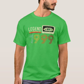 1999 Geburtstag Vintage Kassette retro T-Shirt
