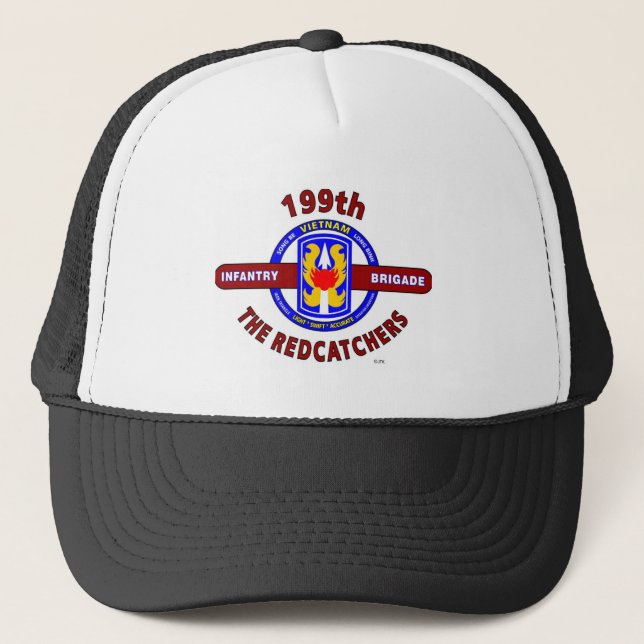 199TH INFANTERIE-BRIGADE "das REDCATCHERS " Truckerkappe (Vorderseite)