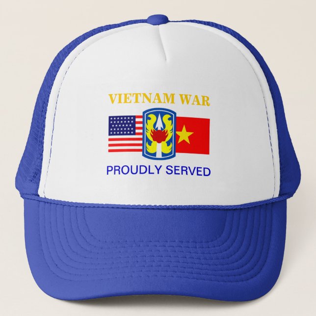 199TH INFANTERIE-BRIGADEN-VIETNAM-HUT TRUCKERKAPPE (Vorderseite)