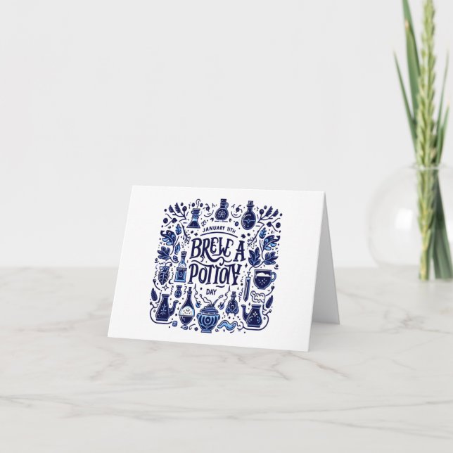 19.01. - Brew a Potion Day Karte (Vorderseite)