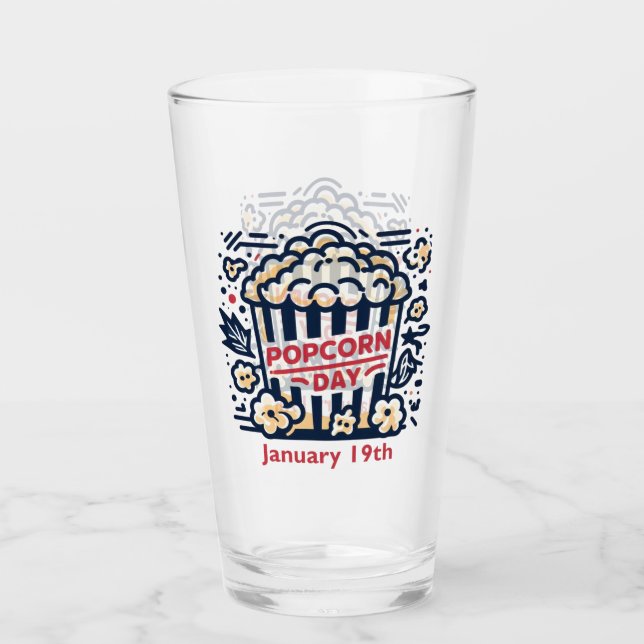 19.01. - Popcorn Day Glas (Vorderseite)
