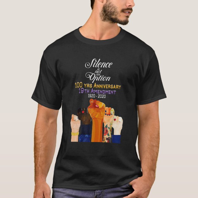 19. Änderungsantrag XIX Suffragette 100 Jahre Jahr T-Shirt (Vorderseite)