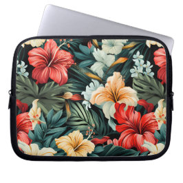 19 Blumenmuster Laptopschutzhülle
