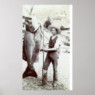 19. C. Fisherman and Goliath Grouper Poster
