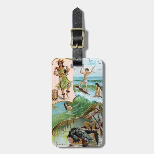 19. C. Hawaii Gepäckanhänger (Vorderseite vertikal)