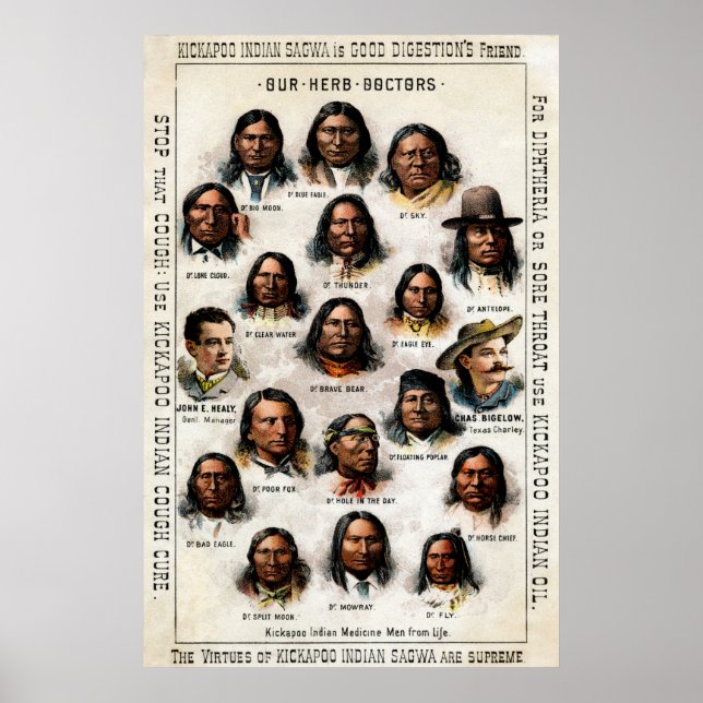 19. C. Indian Medicine Poster (Vorne)