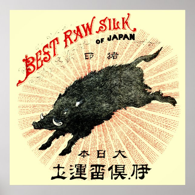 19. C. Japanische Seide Poster (Vorne)