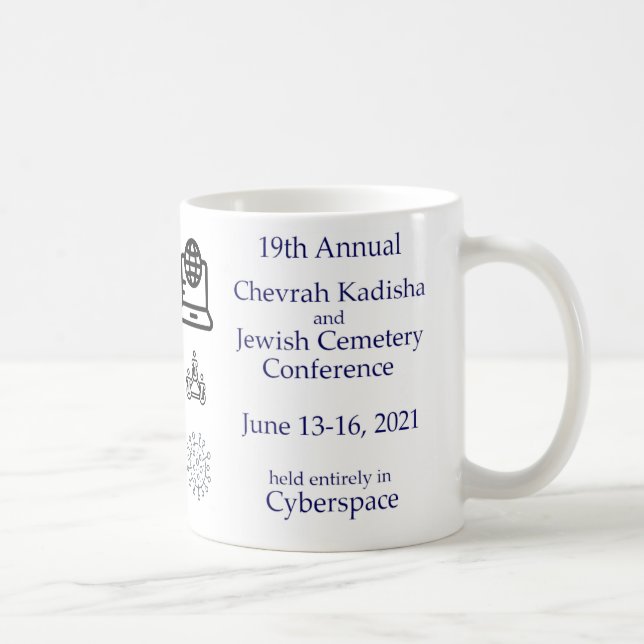 19. Chevrah Kadisha Konferenz Souvenir Tasse (Rechts)