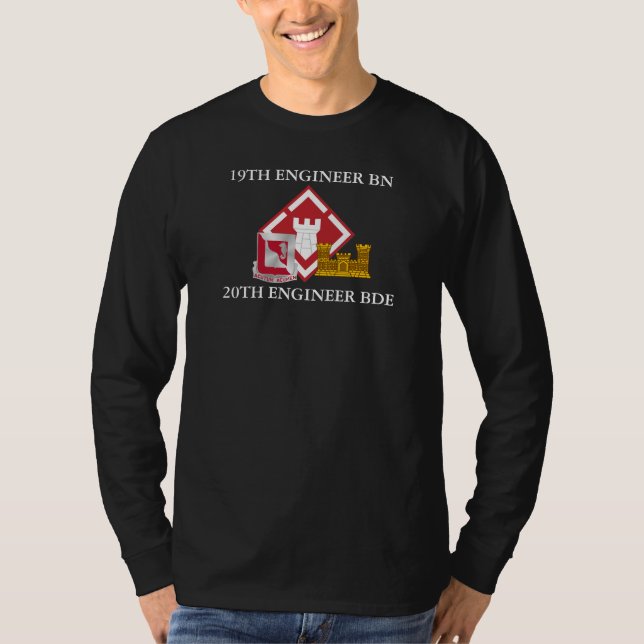 19. ENGINEER BATTALION 20. ENGINEER BRIGADE  T-Shirt (Vorderseite)