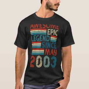 19. Geburtstag Phantastischer epischer Legende sei T-Shirt