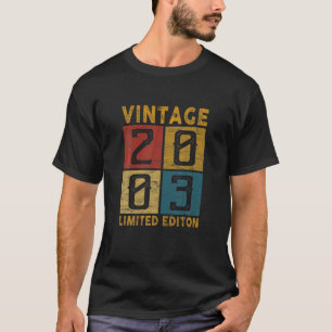 19. Geburtstag Vintag 2003 Geboren 2003 19 Jahre a T-Shirt