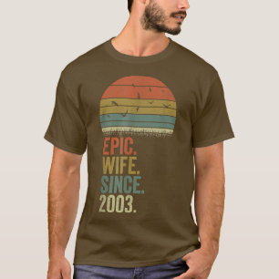 19. Hochzeitstag Frauen, Epische Ehefrau seit T-Shirt