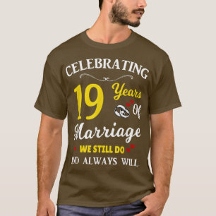 19. Hochzeitstag T-Shirt