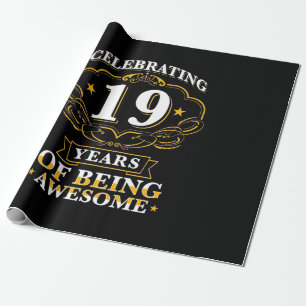 19 Jahre Phantastisch sein Geschenkpapier