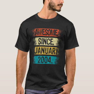 19 Jahre Phantastisch seit Januar 2004 19. Geburts T-Shirt