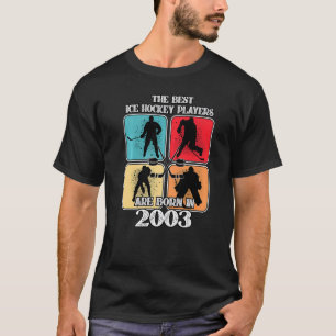 19-jähriger Eishockey-Spieler 2003 19. Geburtstag T-Shirt