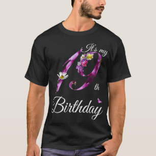 19-jähriges Floral 2003 ist mein 19. Geburtstagsgi T-Shirt