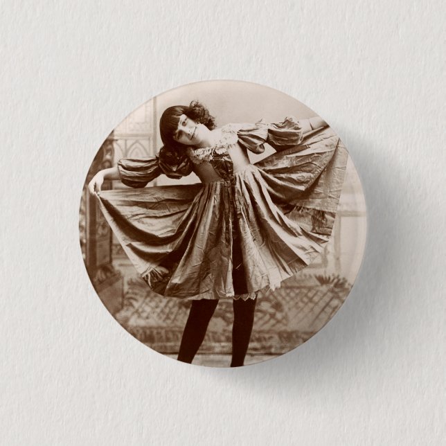 19. Jh. Die Verbeugung Button (Vorderseite)